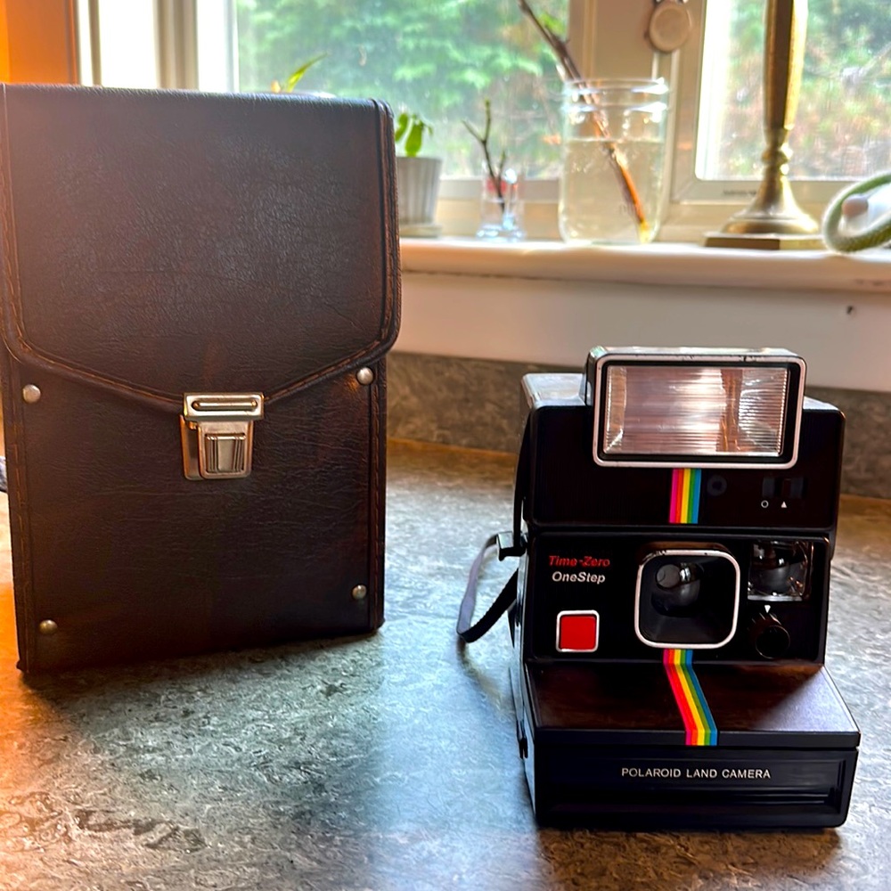 Vintage Polaroid camera
